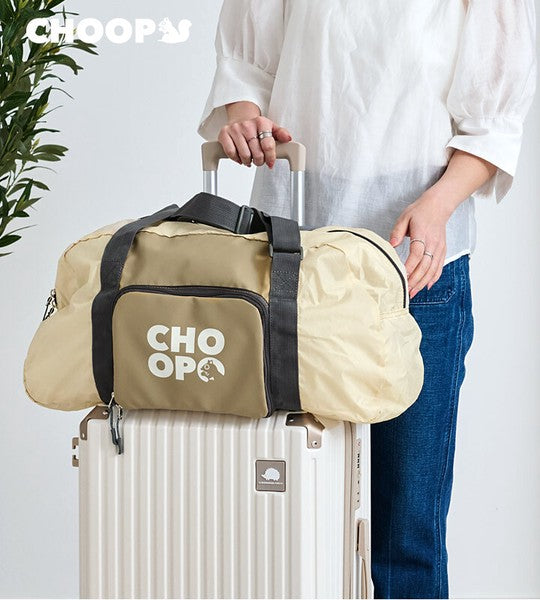 日本 CHOOP 可折疊大容量旅行包 30L 防潑水｜旅行袋 可掛行李箱 摺疊旅行袋 登機包 日本代購