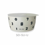 SOU・SOU 430ml 日式花紋陶瓷保鮮碗 M｜收納罐 密封保鮮盒 食物保存盒