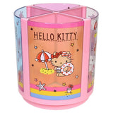 日本 三麗鷗 Hello Kitty 四格可拆卸旋轉筆筒｜360度旋轉 造型筆筒