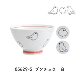 日本製 corottori 小鳥圖案飯碗｜日常質感陶瓷飯碗 茶碗 居家餐具 可微波 洗碗機適用