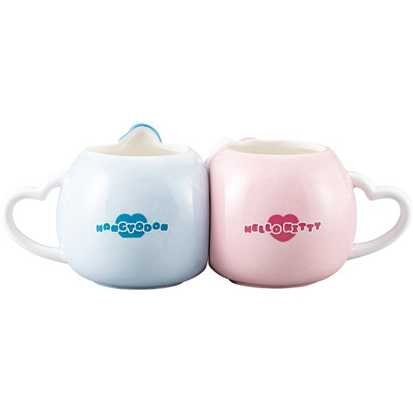 日本 三麗鷗 Hello Kitty & 漢頓 對杯馬克杯組 250ml｜情侶對杯 可愛馬克杯