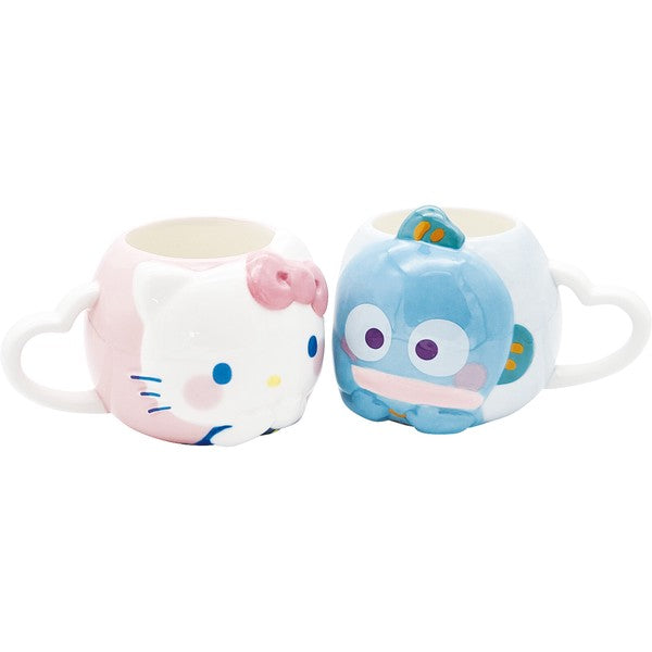 日本 三麗鷗 Hello Kitty & 漢頓 對杯馬克杯組 250ml｜情侶對杯 可愛馬克杯