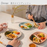 日本製 Misty 輕量分隔午餐盤｜陶瓷分隔盤 方形圓形 早午餐盤 可微波 洗碗機可用