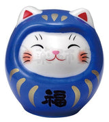 日本 藥師窯 達摩招財貓擺飾 附大吉籤詩 四色 | 幸運不倒翁 開運 招財 居家 辦公裝飾