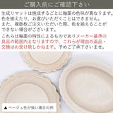 日本製 美濃燒 復古花邊浮雕圓盤 23cm | 大盤 陶瓷餐盤 蛋糕盤 點心盤 小花盤子 三色
