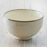 日本製 COTON 簡約 木棉白 棕色線條 日本碗盤系列