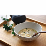 日本製 美濃燒 白釉直紋造型碗 | 拉麵碗 湯碗 不規則圓碗