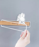 日本 miffy 米飛兔 磁吸折疊擦手巾毛巾掛架｜可折疊 廚房吊掛架 毛巾架 抹布架