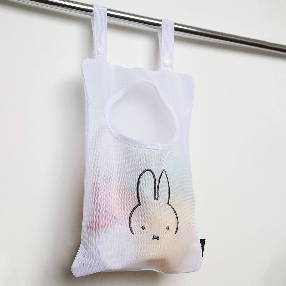 日本 miffy 米飛兔 掛式網狀收納袋｜浴室收納 玩具收納袋 掛式收納袋