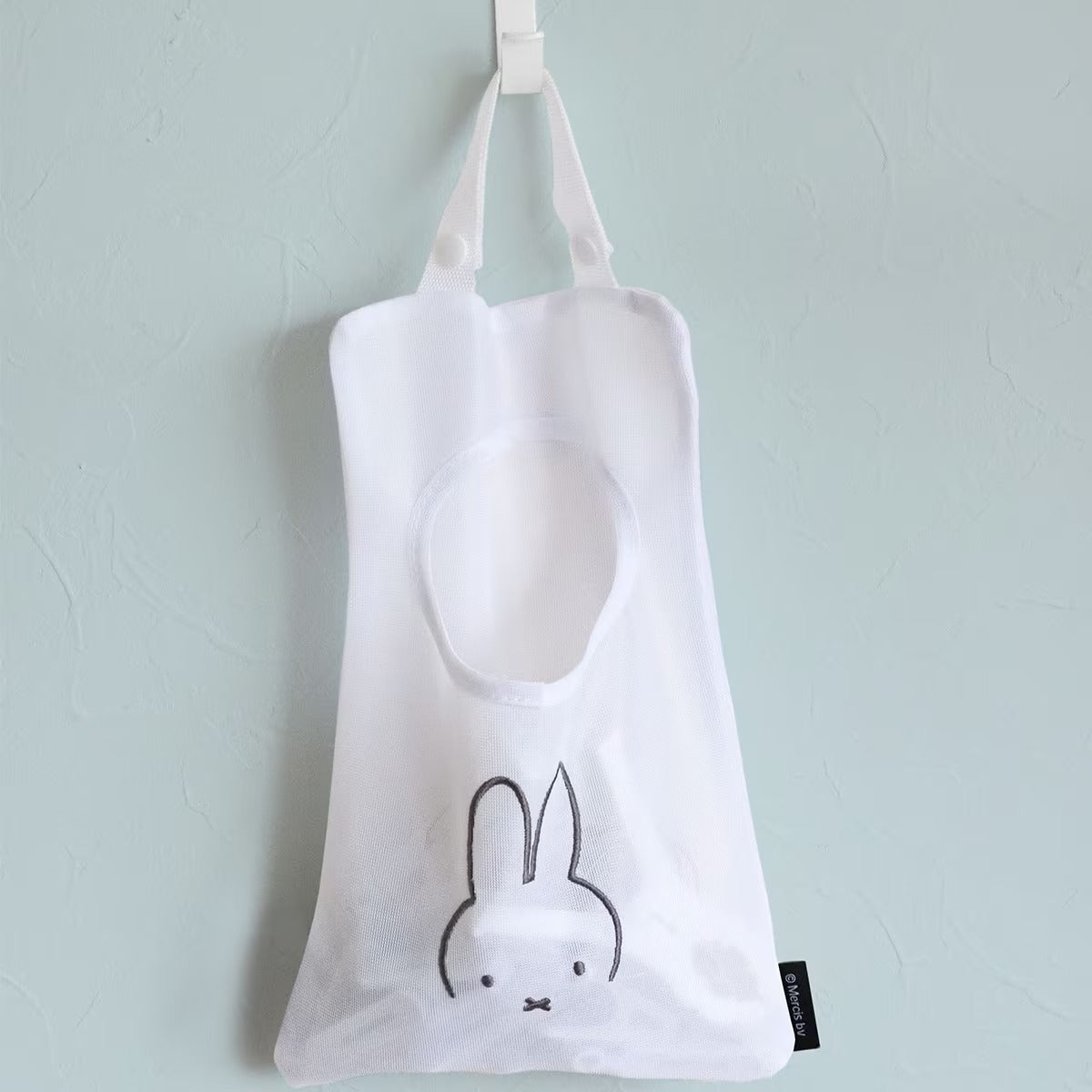 日本 miffy 米飛兔 掛式網狀收納袋｜浴室收納 玩具收納袋 掛式收納袋