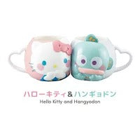 日本 三麗鷗 Hello Kitty & 漢頓 對杯馬克杯組 250ml｜情侶對杯 可愛馬克杯