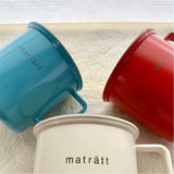 matratt 輕量馬克杯 550ml | 琺瑯風格 水杯 露營 野餐 - 富士通販