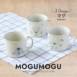 MOGU MOGU 美濃燒動物馬克杯｜三款可選-刺蝟/獅子/海豹 - 富士通販