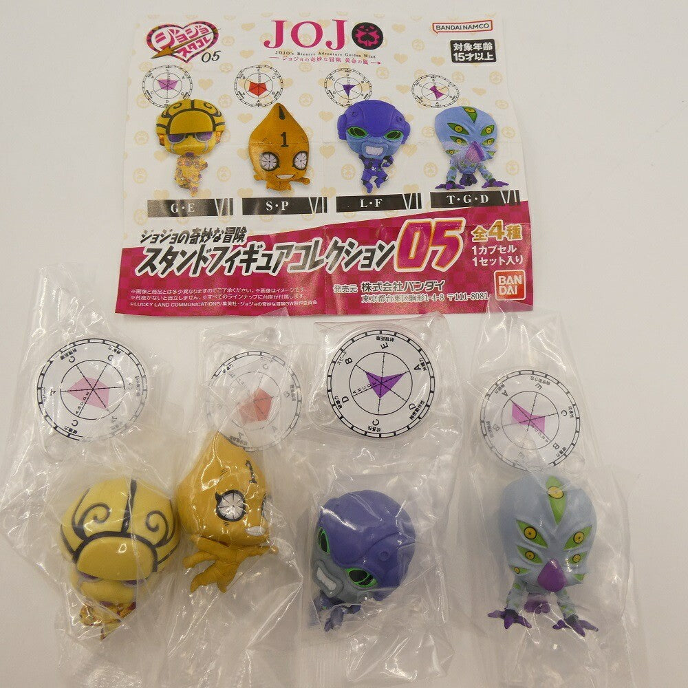 日本 BANDAI 萬代 JOJO的奇妙冒險替身公仔P5扭蛋 |  黃金之風 JOJO 喬魯諾·喬巴拿