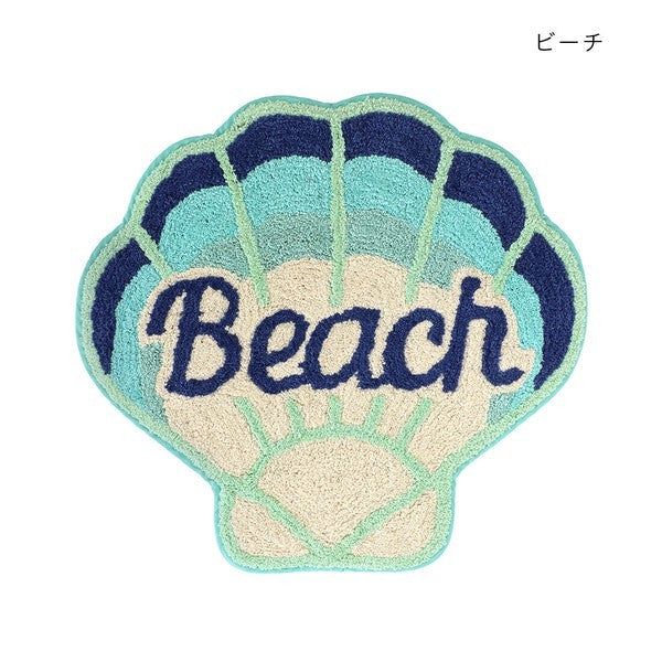 日本 TOMO 海洋貝殼造型地墊 | 腳踏墊 玄關腳踏墊 防滑地墊 床邊地墊