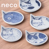 日本製 石丸波佐見燒 Neco 貓咪造型醬油碟 | 小碟子 乾碟 味碟 醬料碟