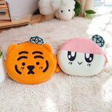 韓國文創 BONGBONGEE x MUZIK TIGER  絨毛零錢包 | 無業老虎 粉色兔子
