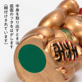 日本製 瀨戶燒 金色招財貓15公分 | 仿舊塗裝 貯金箱 擺飾 招財
