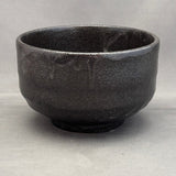 日本製 美濃燒 源氏刷毛目 黑金抹茶碗 | 清水燒 黑釉 茶具 茶道 京都工藝