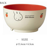 日本製 miffy 樹脂兒童碗 | 超輕量 防摔 可微波 露營碗 米飛兔