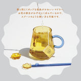 日本 CDF 夏日特調 耐熱玻璃杯 花朵攪拌棒 | 馬克杯 可愛玻璃杯
