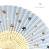田中箸店 竹製 狗狗貓咪可愛扇子｜小扇子 折扇 摺扇 扇子 竹扇 - 富士通販