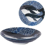 美濃燒 鯨魚 陶瓷餐盤∣丼飯碗 深盤 拉麵碗 小碟 飯碗 日式餐具
