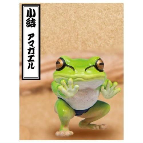 日本 Qualia 蛙力士氣勢公仔P2 摔角 相撲 扭蛋