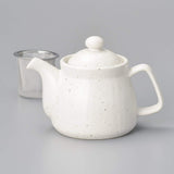 日本製 白色霧面茶壺︱600ML 附濾網
