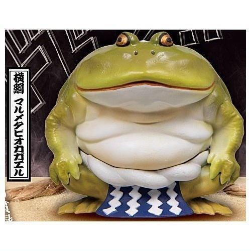 日本 Qualia 蛙力士氣勢公仔P2 摔角 相撲 扭蛋