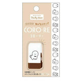 日本 KAMIO CORO-RE系列 連續滾輪印章｜手帳 花邊 小動物圖案 油性墨水