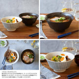 日本製 美濃燒 線條拉麵碗│多款尺寸 丼飯 烏龍麵 湯碗 碗公 飯碗