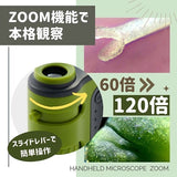 日本 RAYMAY 藤井 迷你顯微鏡RXT1142 RXT1143 | 攜帶型顯微器 兒童顯微鏡