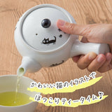日本 黑貓手沖茶壺 急須茶壺 350ml | 濾茶壺 含不銹鋼瀘網 貓奴必備