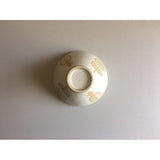 日本製 HANAtoHA 花朵 陶瓷碗 白色 青色 10.5cm｜飯碗 餐碗 日式碗