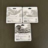 日本限定【Godzilla】浮世繪x哥吉拉 巨型磁鐵 | 富嶽三十六景 浮世繪磁鐵 筆記本