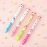 日本製 funbox 吉伊卡哇雙色原子筆0.7mm | 小八 烏薩奇 按壓筆