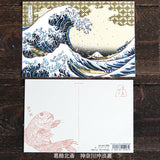 日本製 葛飾北齋 浮世繪明信片 便條紙 馬克杯 環保袋 富嶽三十六景 神奈川沖浪裏