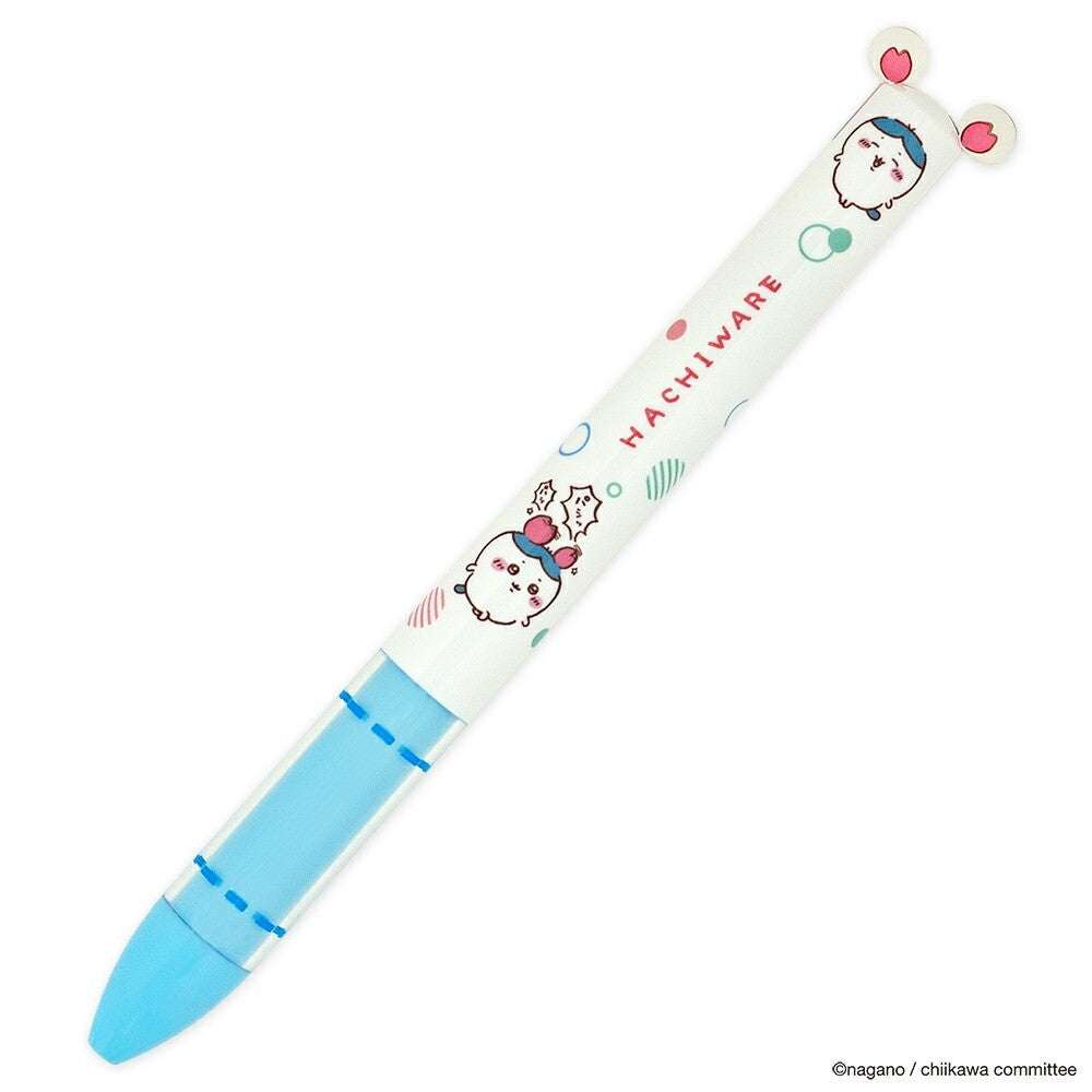 日本製 funbox 吉伊卡哇雙色原子筆0.7mm | 小八 烏薩奇 按壓筆