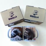 日本限定【Godzilla】浮世繪 哥吉拉 馬克杯 | 神奈川沖浪裏 基多拉 富嶽三十六景