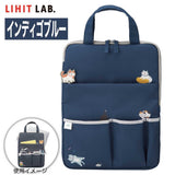 日本 LIHIT LAB 立體貓咪筆袋 電腦包 | 13吋 手提包 筆電包 拉鍊筆袋