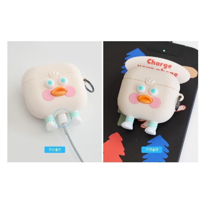 韓國 Romane 早午餐兄弟 吐司 鴨子 AirPods3 矽膠保護套｜耳機保護套 韓國耳機殼