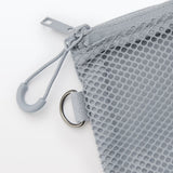 日本 無印良品 MUJI 聚酯纖維雙拉鏈包S 零錢包 雙層零錢包 小收納包