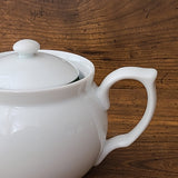日本製 美濃燒 拿破崙白色茶壺 附茶濾 330ml︱白色 泡茶壺 急須 茶具