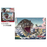 日本限定【Godzilla】浮世繪x哥吉拉 巨型磁鐵 | 富嶽三十六景 浮世繪磁鐵 筆記本