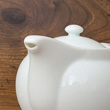日本製 美濃燒 拿破崙白色茶壺 附茶濾 330ml︱白色 泡茶壺 急須 茶具
