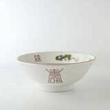 日本製 美濃燒 白龍復古拉麵碗 | 910/1400cc 中華料理 白卷龍 壽碗公