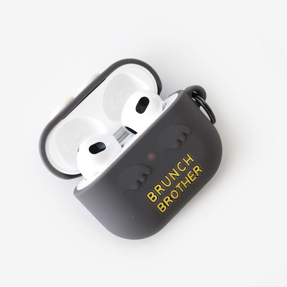 韓國 Romane 早午餐兄弟 幽靈 AirPods3矽膠保護套｜耳機殼 耳機套 耳機盒