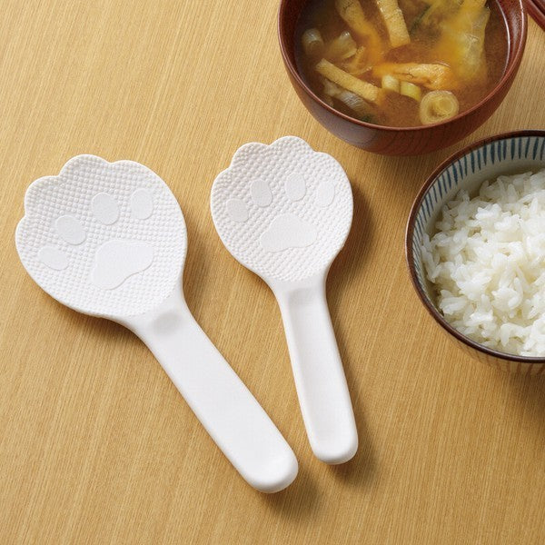 日本製 曙産業 貓咪造型飯匙 不沾米粒設計 可洗碗機｜飯匙 飯勺 盛飯勺