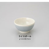 日本製 美濃燒 粉引紺十草 陶瓷碗盤 | 線條餐盤 日本餐盤 圓盤 飯碗 小碗 陶瓷盤 盤子 日本碗